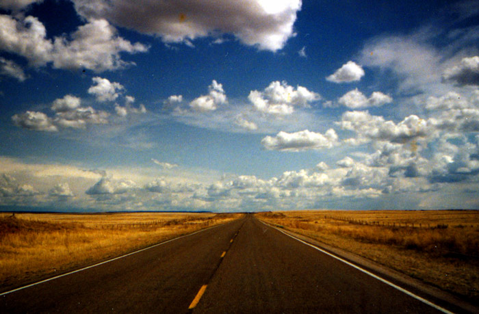 Photo by Dylan Monaghan of a road in Colorado